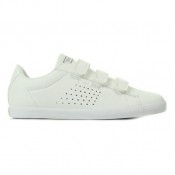 Rabais Le Coq Sportif Agate Lo Strap Lea Blanc - Chaussures Baskets Basses Femme